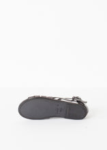Load image into Gallery viewer, Wrap Sandal in Black/Steel
